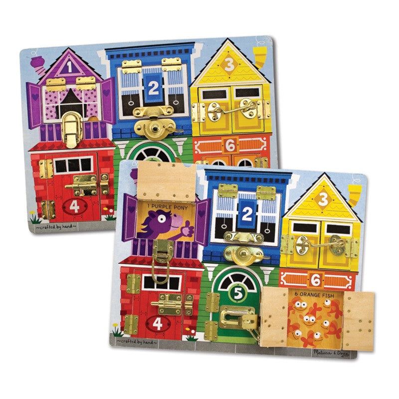 MELISSA & DOUG - Latches Wooden Learning Board