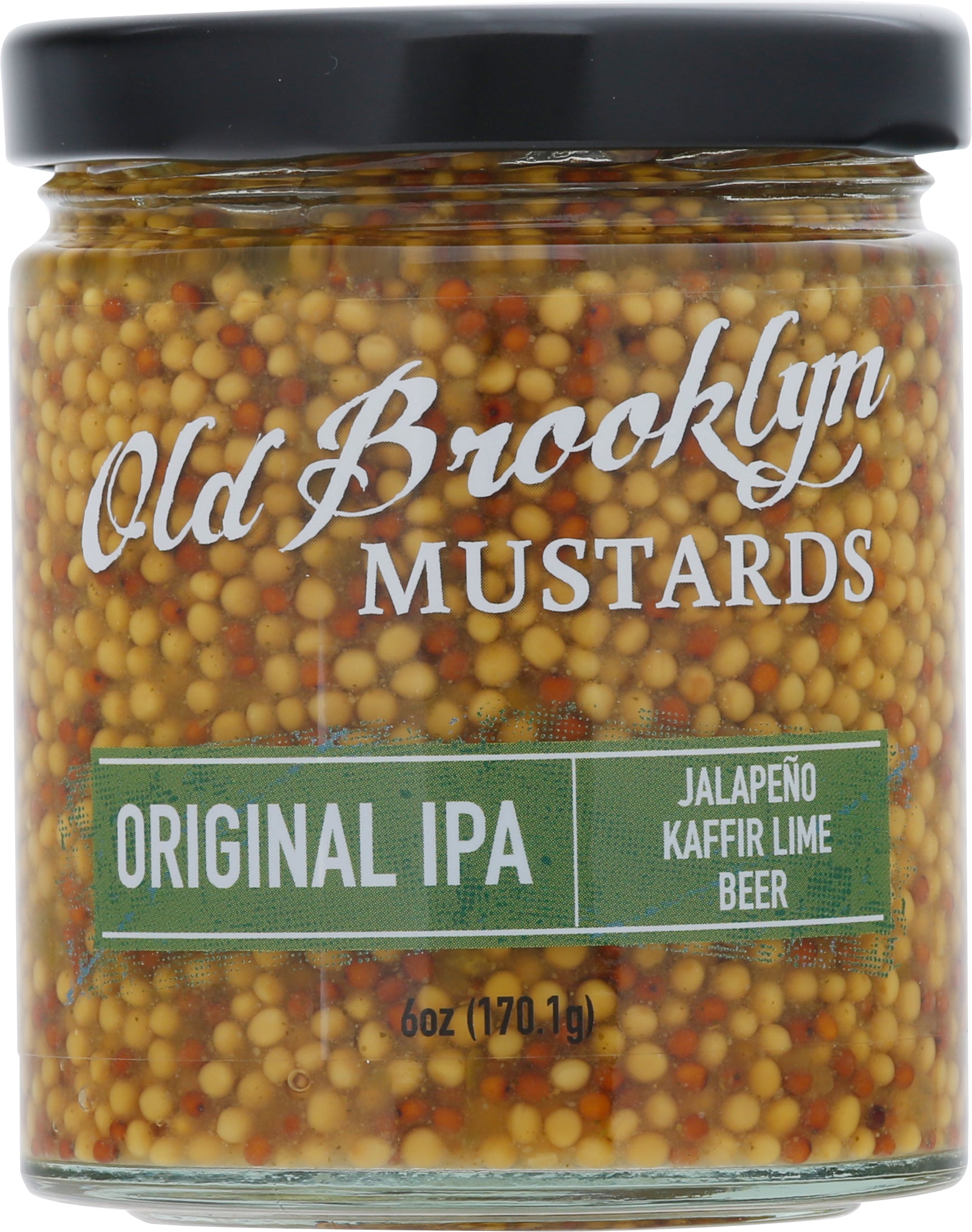 Old Brooklyn Original IPA Jalapeno Kaffir Lime Beer Mustards 6 oz - Case of 12