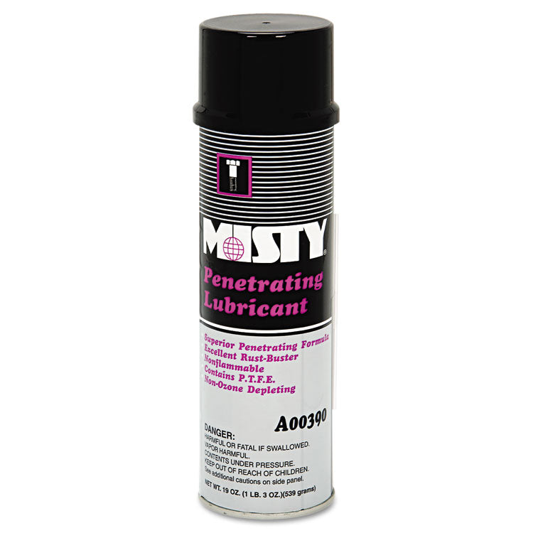 Misty - Penetrating Lubricant Spray, 19 oz Aerosol Can, 12/Carton