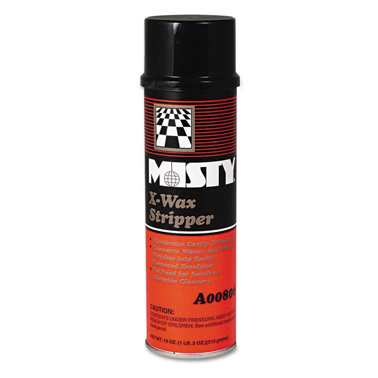 Misty - X-Wax Floor Stripper, 18 oz Aerosol Spray (9493727)