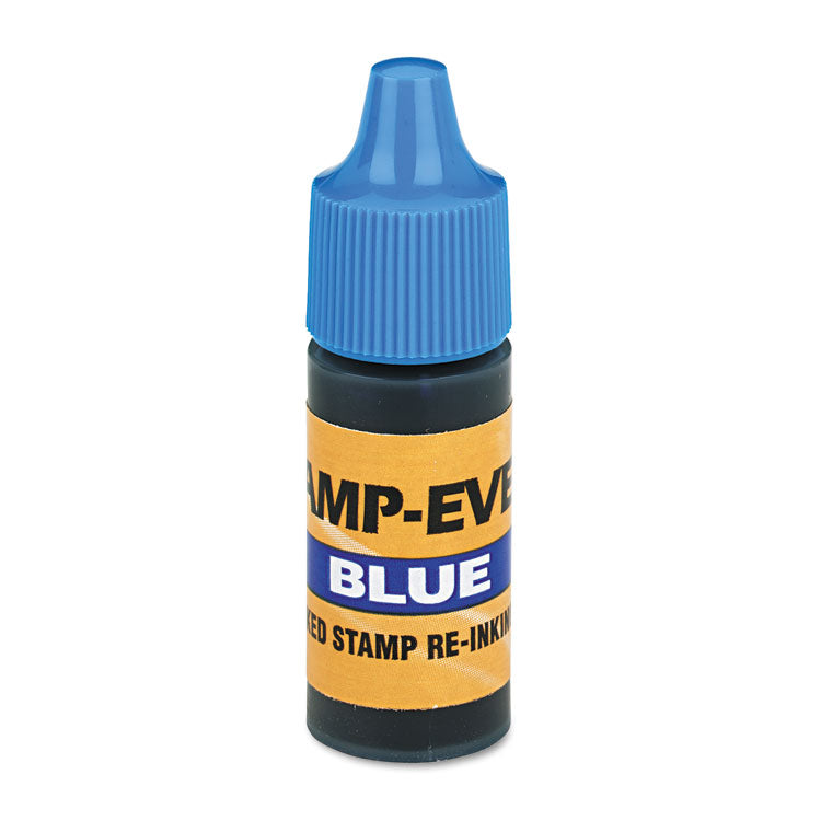 Trodat - Refill Ink for Clik! and Universal Stamps, 7 mL Bottle, Blue