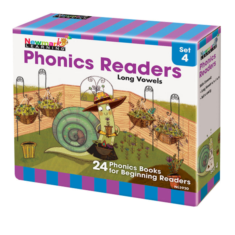 NEWMARK LEARNING - Phonics Boxed Readers Set 4: Long Vowels