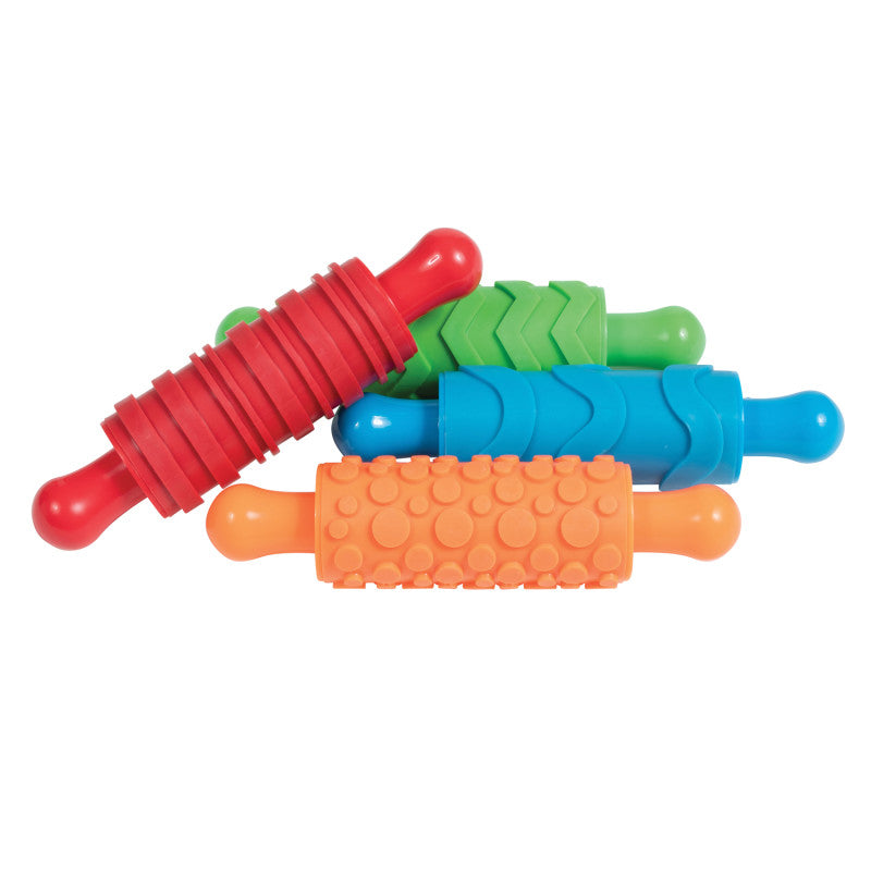 READY 2 LEARN - Paint and Clay Texture Rollers - Set of 4