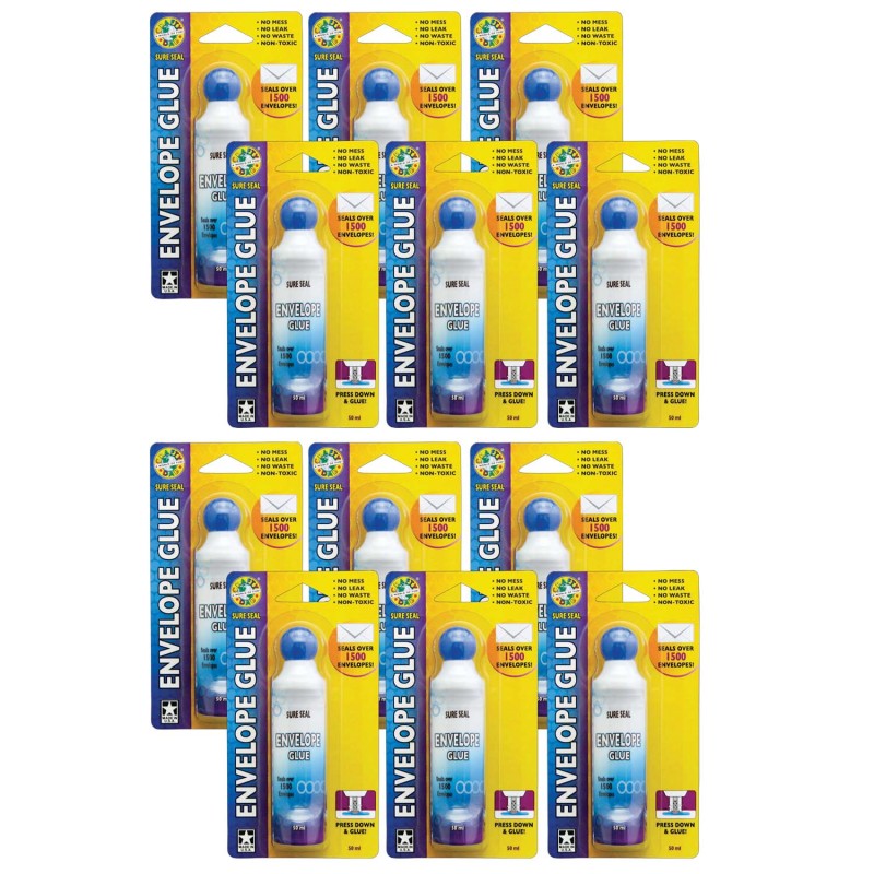 CRAFTY DAB - Paper & Envelope Glue, Pack of 12