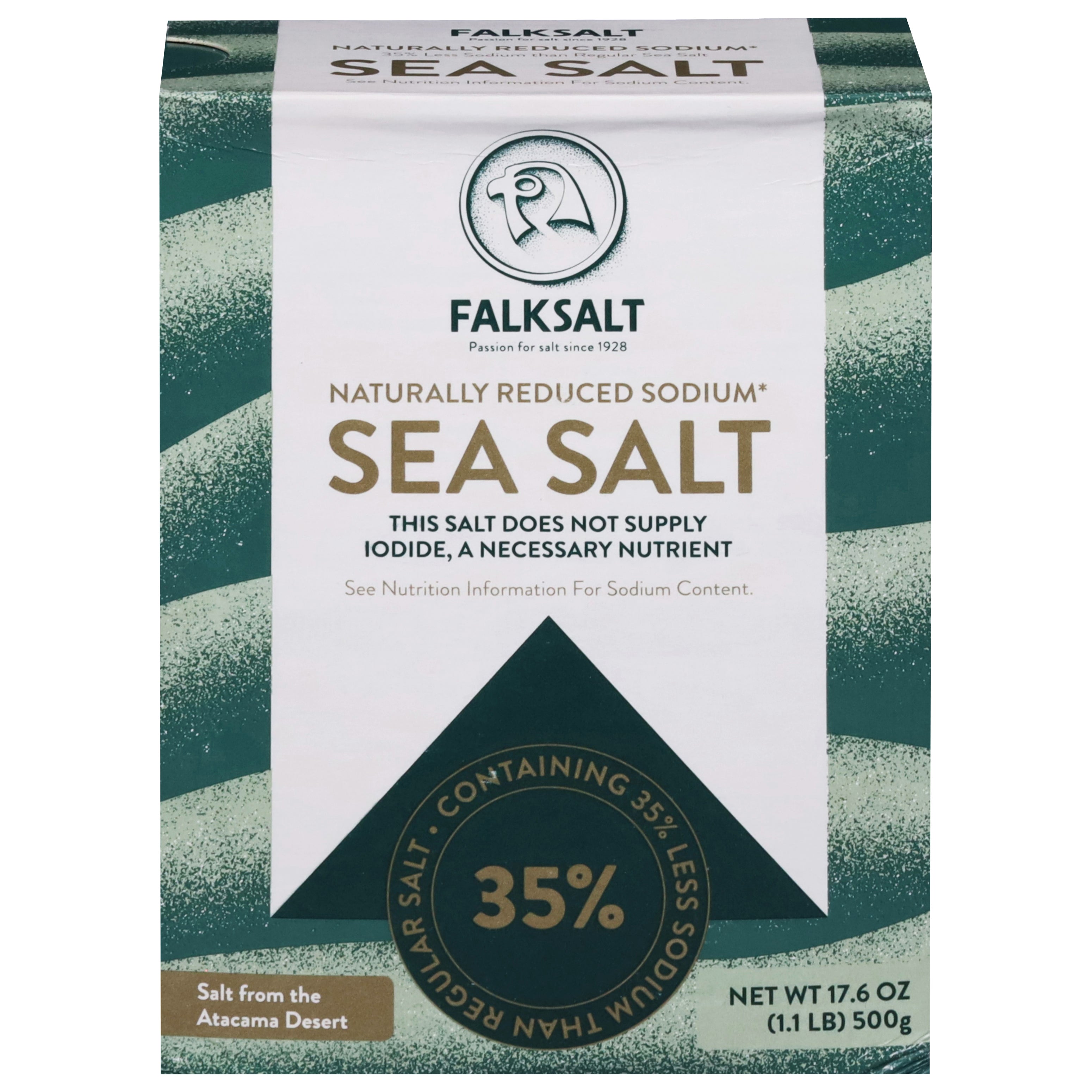 Falksalt Sea Salt 17.6 oz - Case of 10