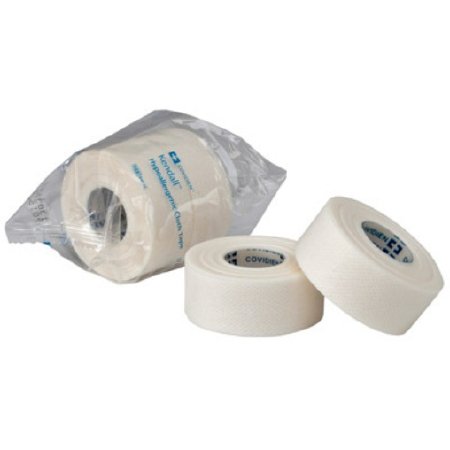 Cardinal - Hypoallergenic Medical Tape Kendall™ Hypoallergenic White 4 Inch X 10 Yard Cloth NonSterile [12/CS]