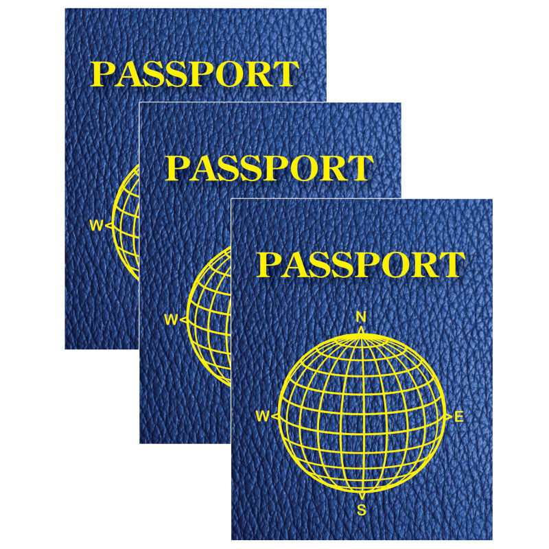 ASHLEY PRODUCTIONS - Blank Passports, 12 Per Pack, 3 Packs