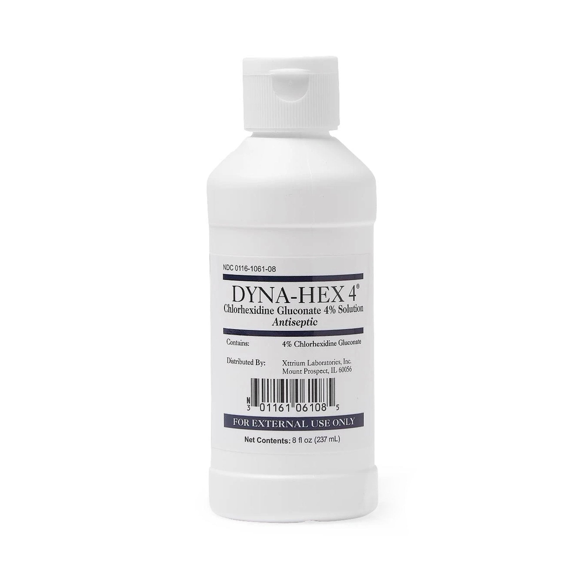 Xttrium Laboratories - Surgical Scrub Solution Dyna-Hex 4® 8 oz. Bottle 4% Strength CHG (Chlorhexidine Gluconate) NonSterile [1/EA]