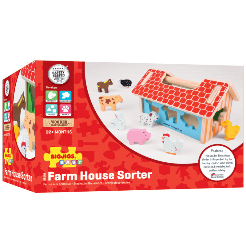 BABY BIGJIGS - Farm House Sorter