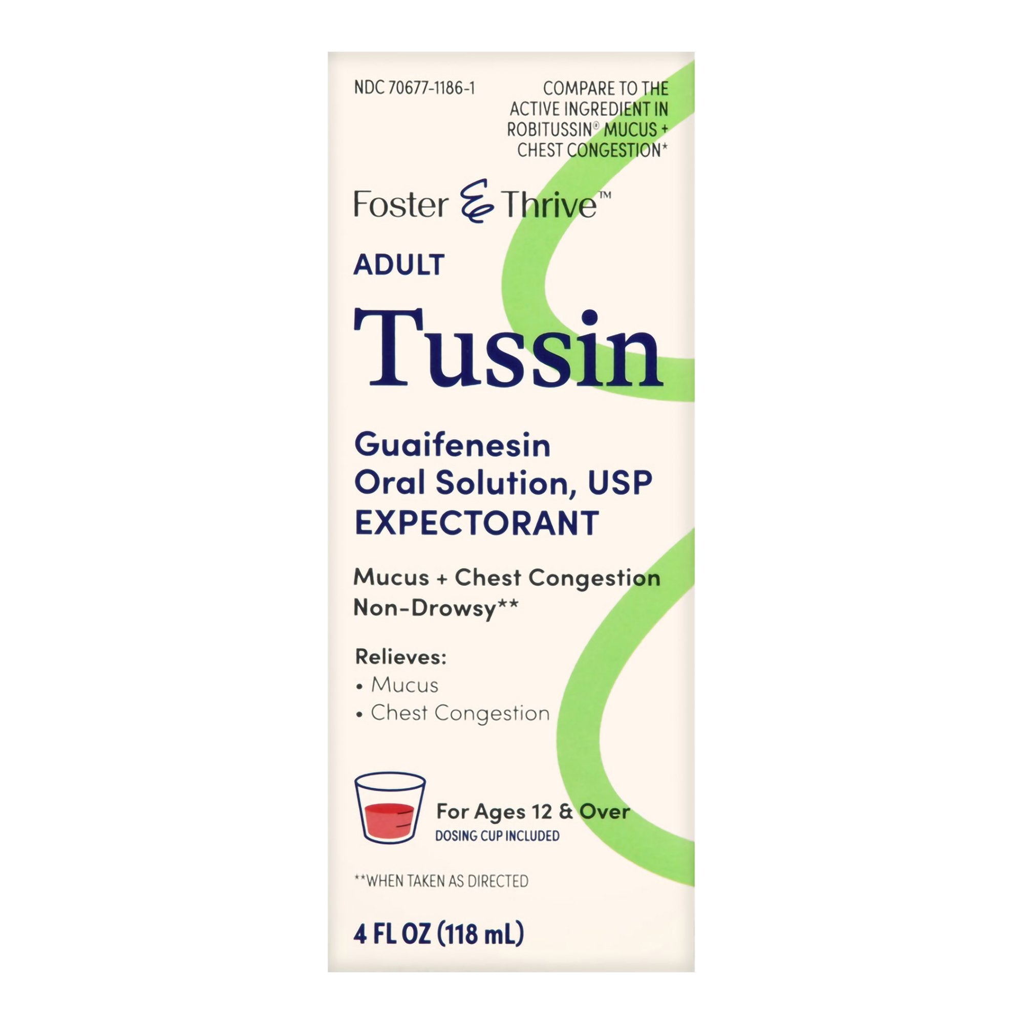 McKesson Brand - Cold and Cough Relief Foster & Thrive™ 200 mg / 5 mL Strength Syrup 4 oz. [1/EA]