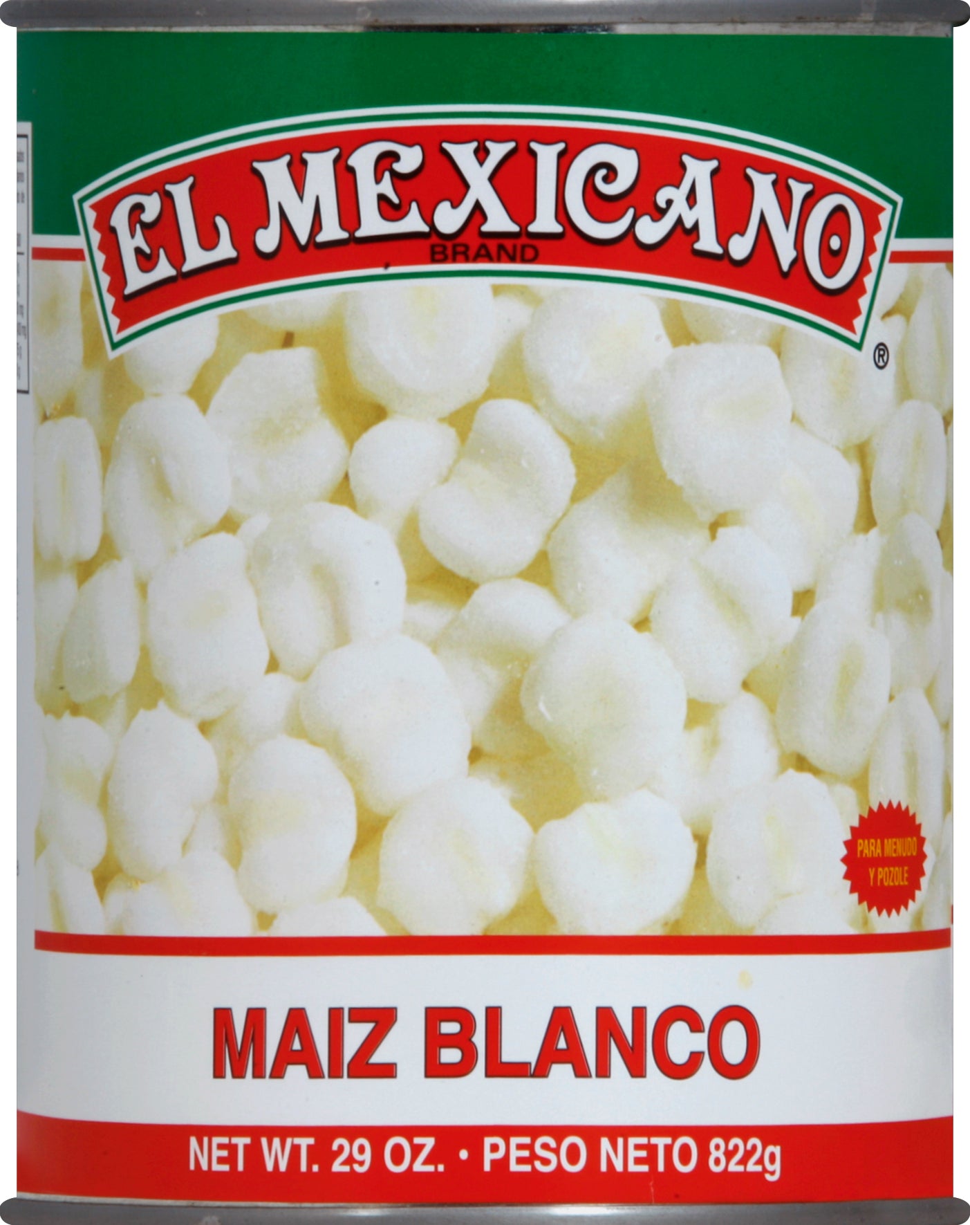 El Mexicano Hominy 29 oz - Case of 12