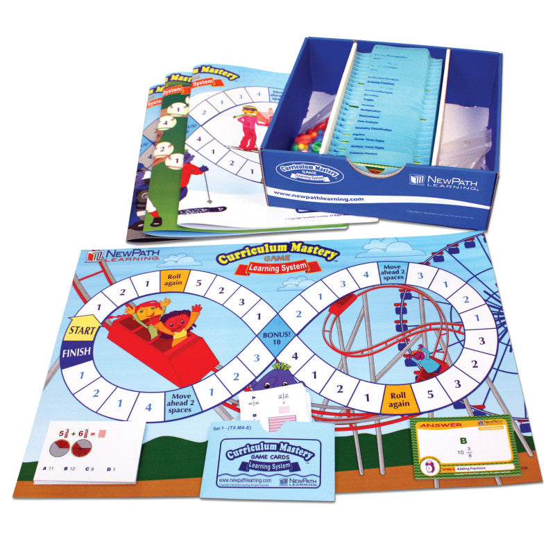 NEWPATH LEARNING - Grade 5 Math Curriculum Mastery® Game - Class-Pack Edition