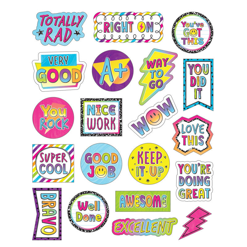 TEACHER CREATED RESOURCES - Brights 4Ever Stickers, 120 Per Pack, 12 Packs