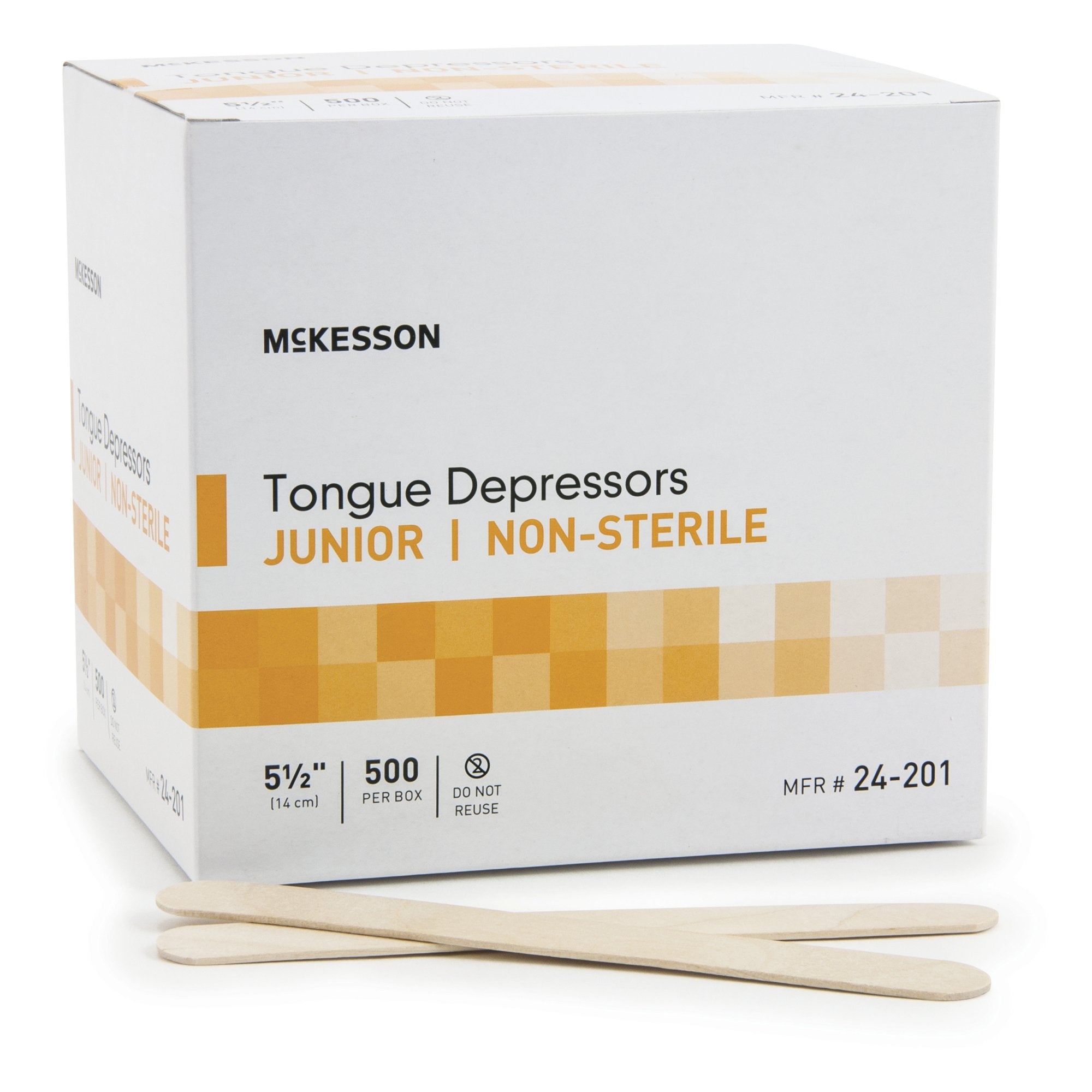 McKesson Brand - Tongue Depressor McKesson 5-1/2 Inch Length Wood Junior [1/BX]