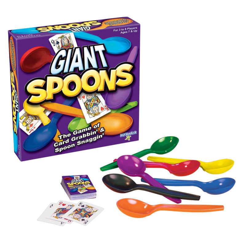 PLAYMONSTER - Giant Spoons The Card Grabbin' & Spoon Snaggin' Game