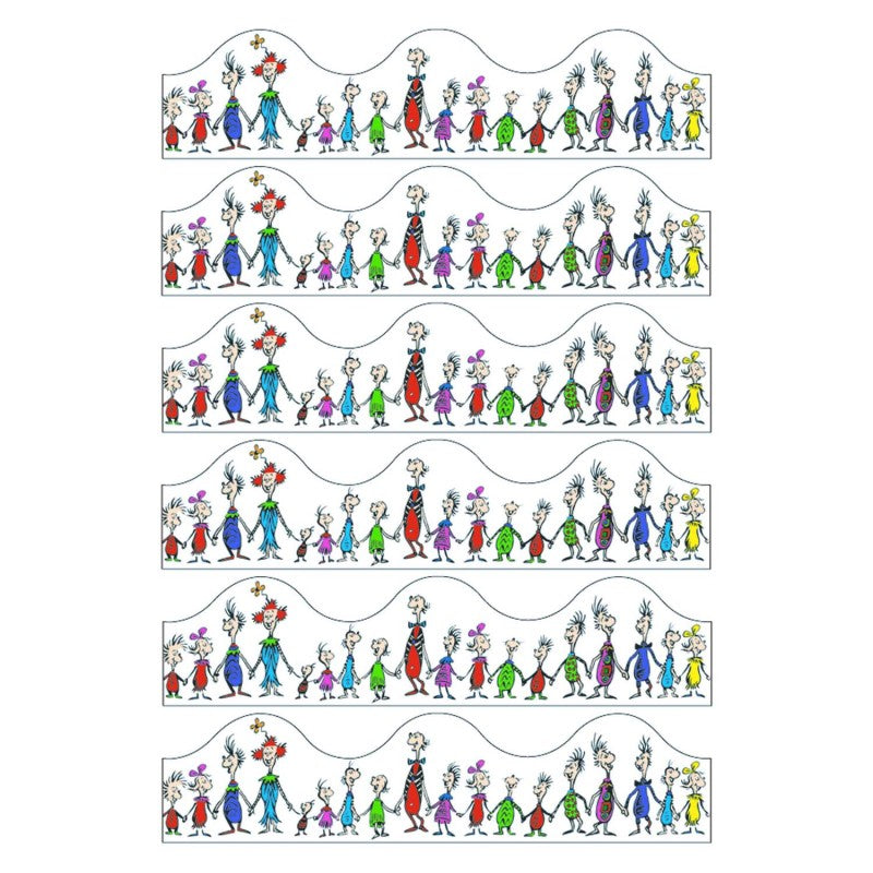 EUREKA - Dr. Seuss™ Whoville Whos Deco Trim®, 37 Feet Per Pack, 6 Packs