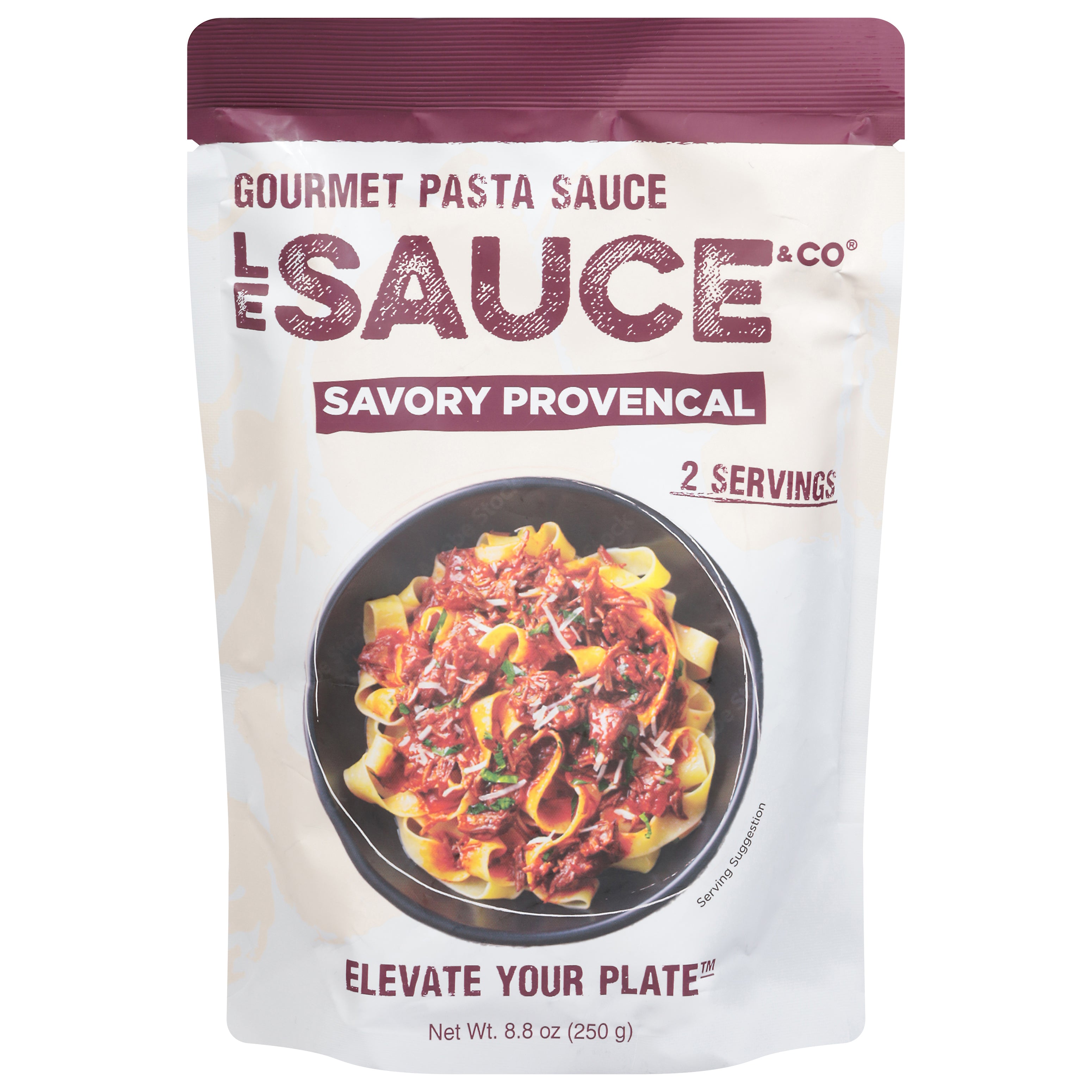 Le Sauce & Co Gourmet Savory Provencal Pasta Sauce 8.8 oz - Case of 6