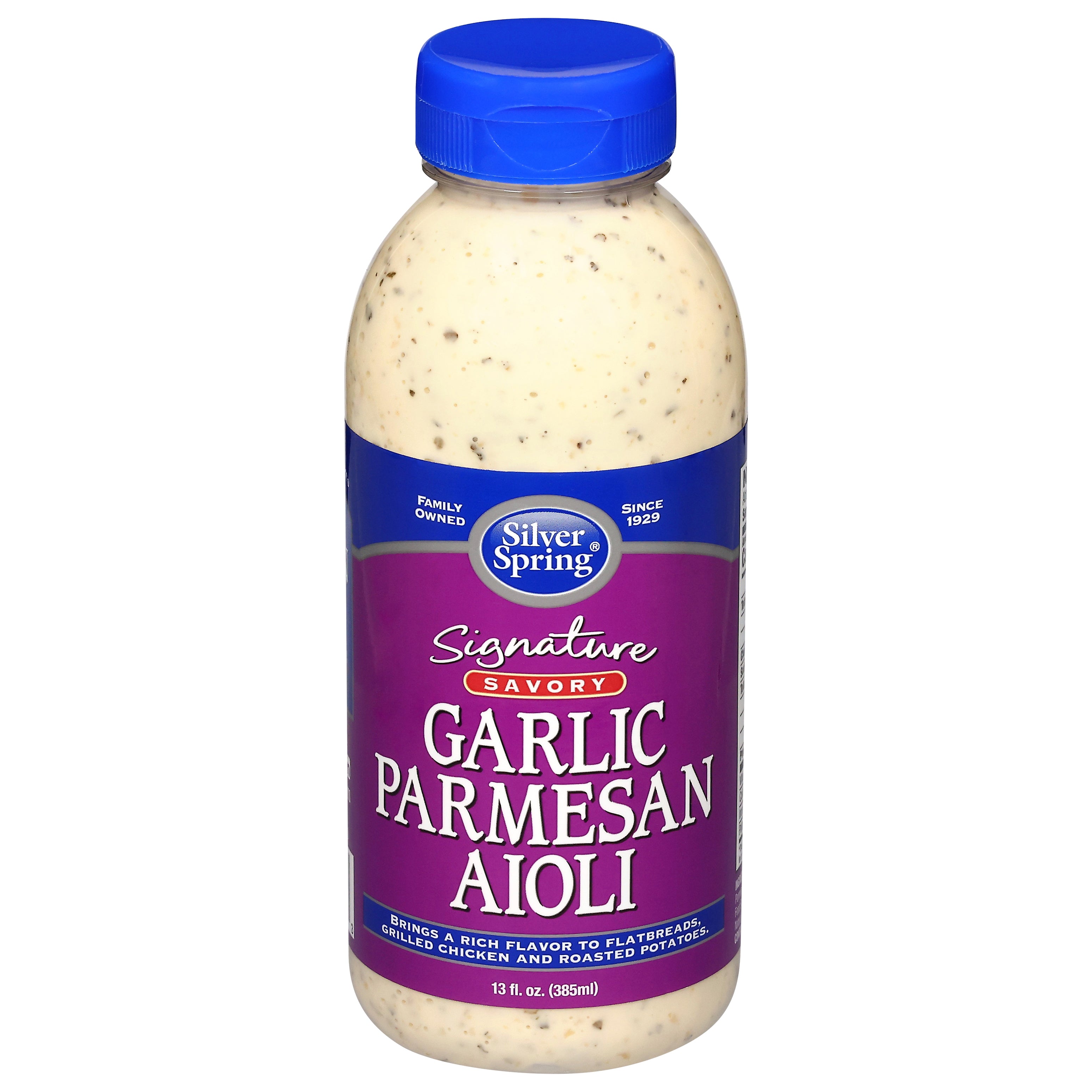 Silver Spring Signature Savory Garlic Parmesan Aioli 13 fl oz - Case of 6