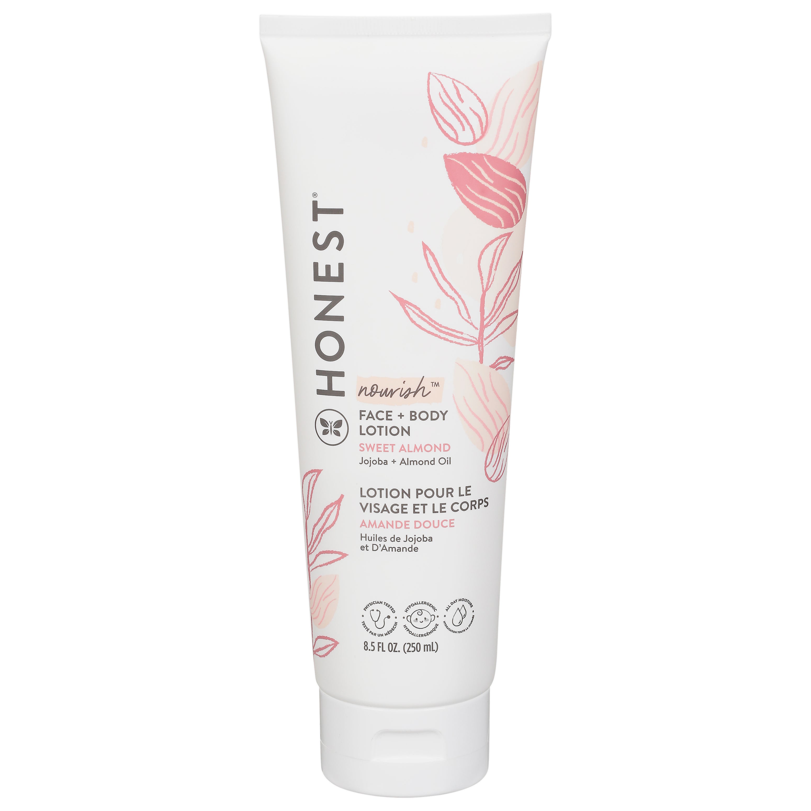 Honest Nourish Sweet Almond Face + Body Lotion 8.5 fl oz - Case of 6