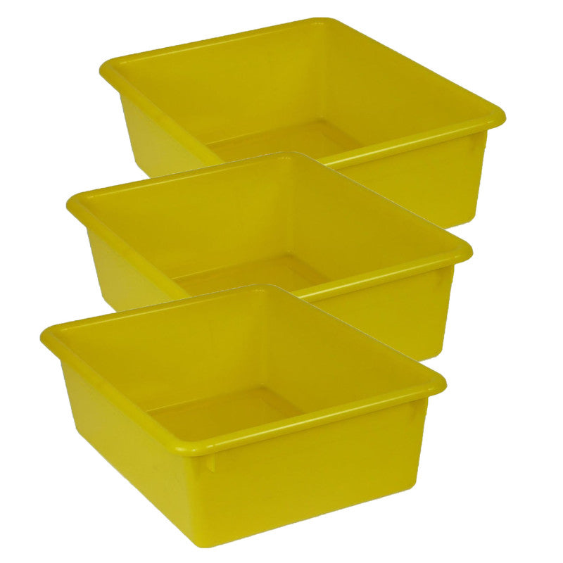 ROMANOFF - Double Stowaway® Tray Only, Yellow, Pack of 3