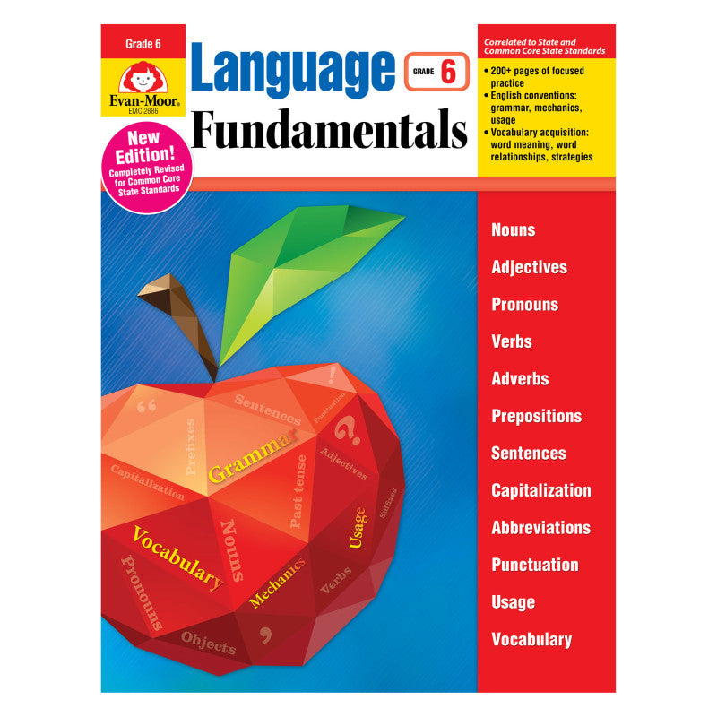 EVAN-MOOR - Language Fundamentals, Grade 6 - Teacher Reproducibles, Print