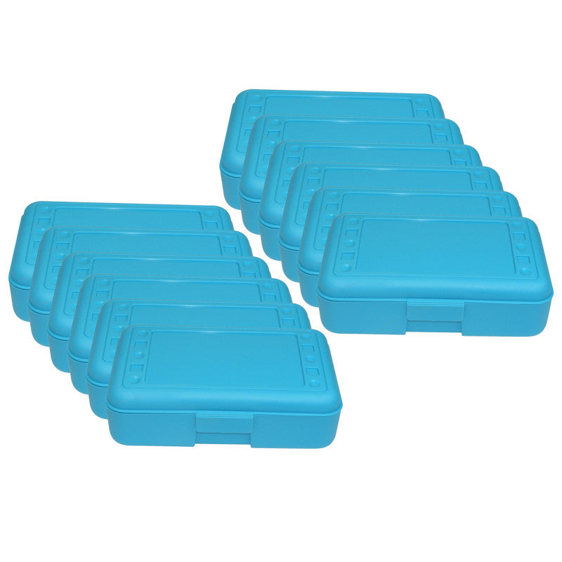 ROMANOFF - Pencil Box, Turquoise, Pack of 12