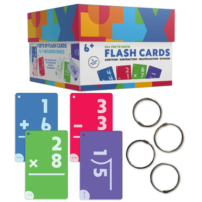 CARSON DELLOSA EDUCATION - All Facts Math Flash Cards