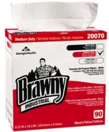 Georgia Pacific - Task Wipe Brawny Industrial® Medium Duty 90 Count Box 9-1/4 X 16-3/10 Inch NonSterile Disposable [1/BX]