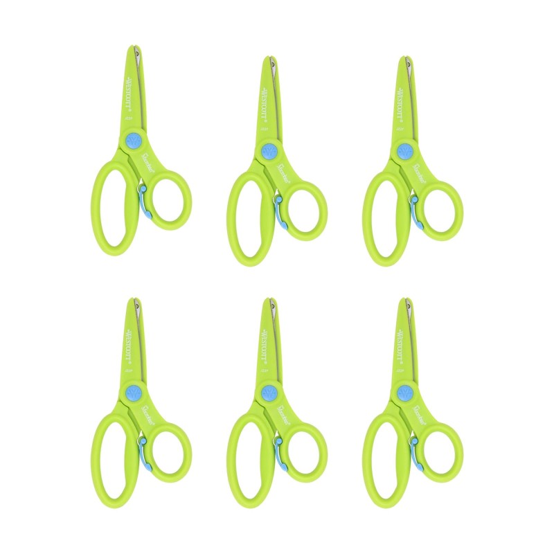 WESTCOTT - Preschool Training Scissors, 5in, Pack of 6