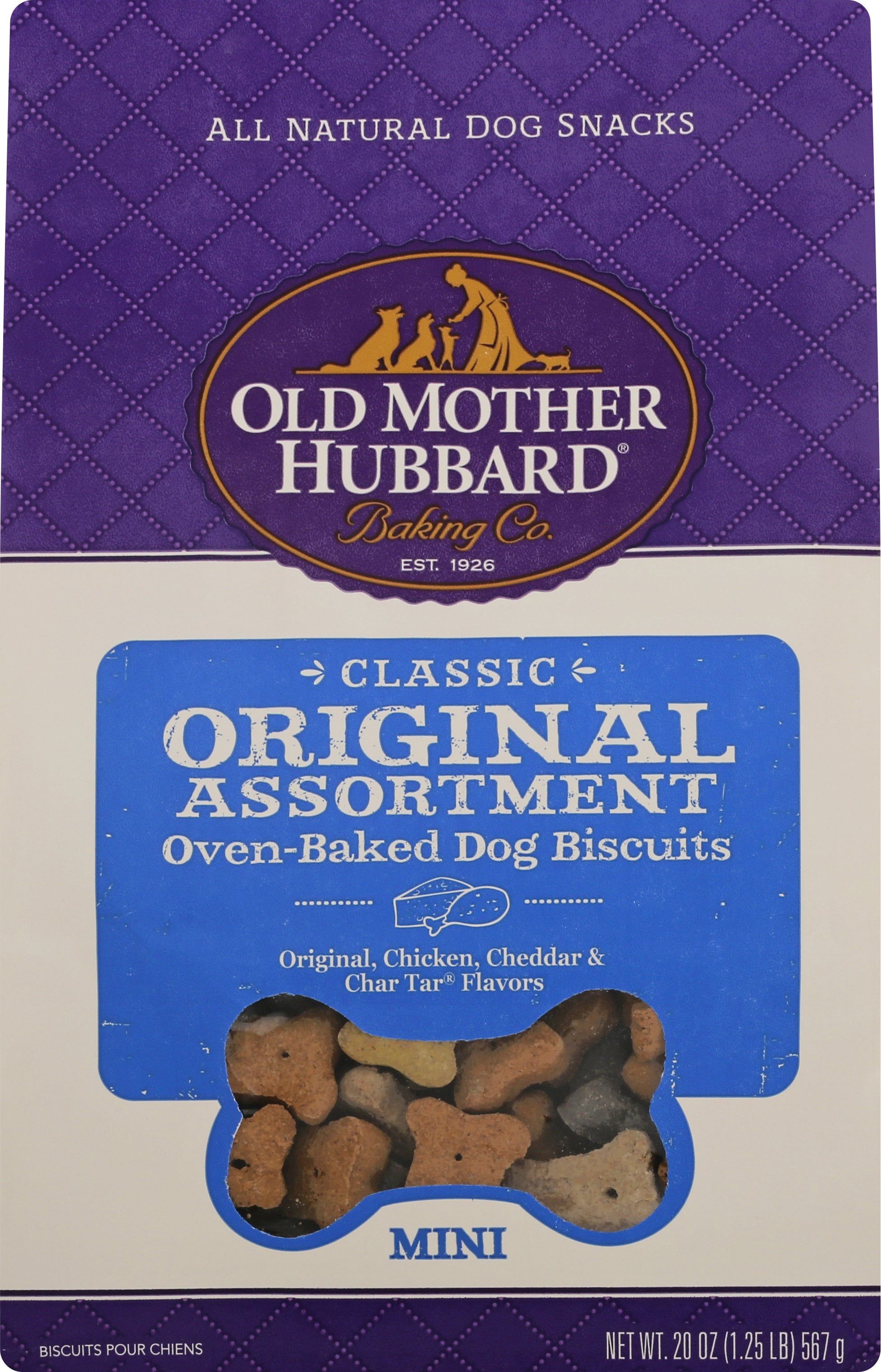 Old Mother Hubbard Mini Original Assortment Dog Biscuits 20 oz - Case of 6