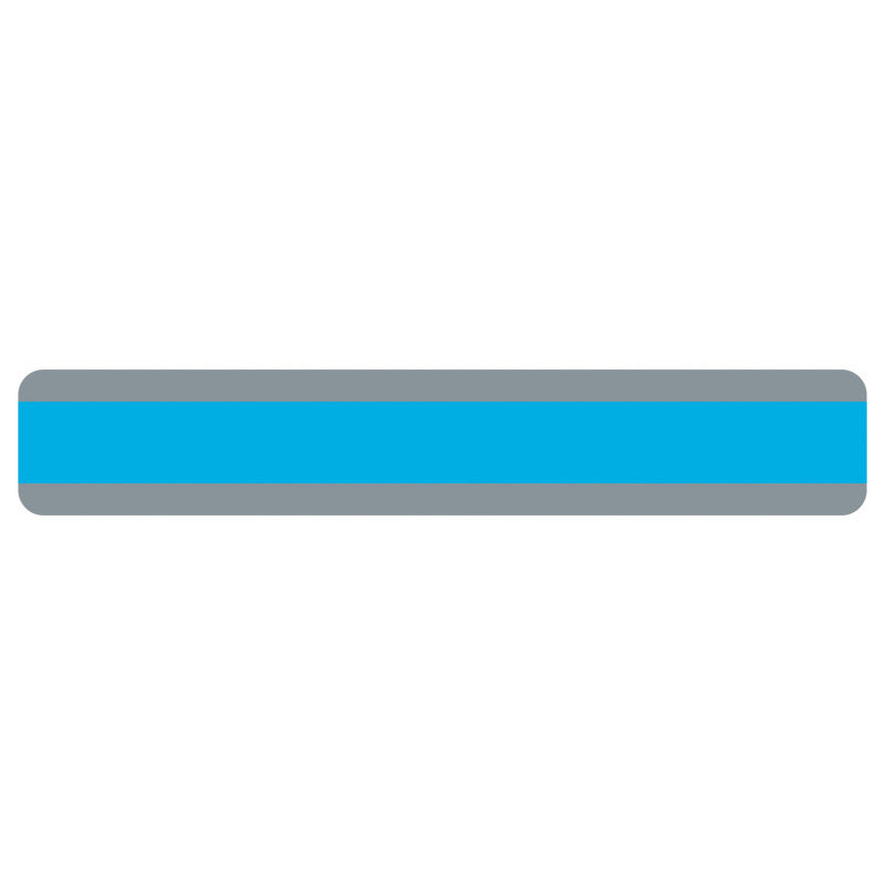 Double Wide Sentence Strip Reading Guide, 1-1/4" x 7-1/4", Blue