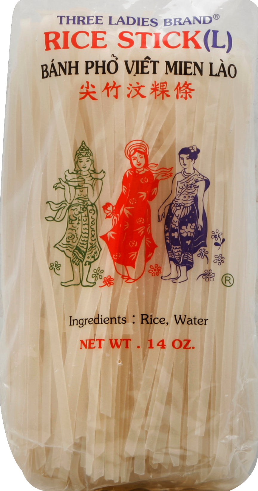 Three Ladies Rice Stick 14 oz - Case of 15