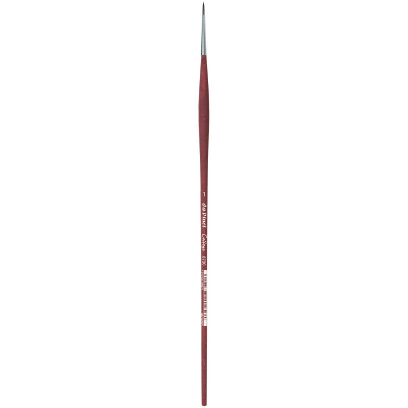 COLLEGE Student Brush, Synthetic, Acrylic & Oil, Round, Series 8730, Size 1