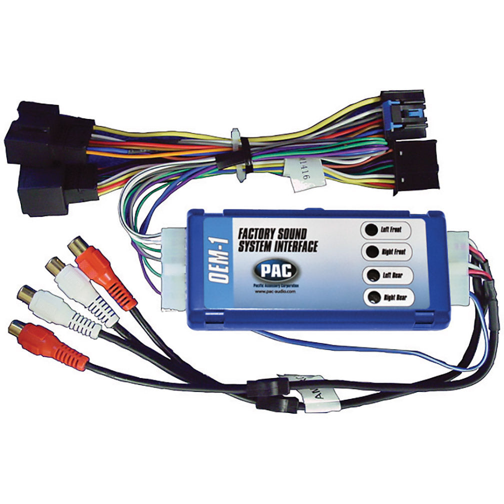 PAC Amplifier Interface for Specific ‚Äò06 ‚Äì ‚Äò13 GM Vehicles without Bose