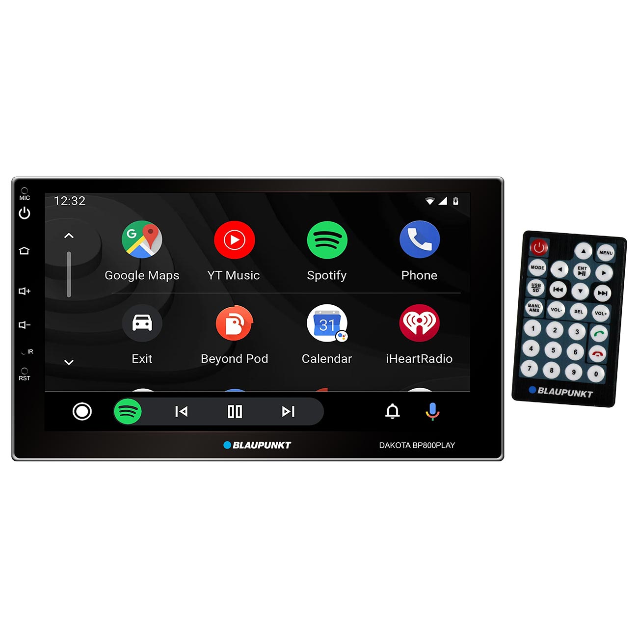 Blaupunkt 7‚Äù Double DIN MECHLESS Fixed Face Touchscreen Receiver with Mirrorlink Android Auto/Apple