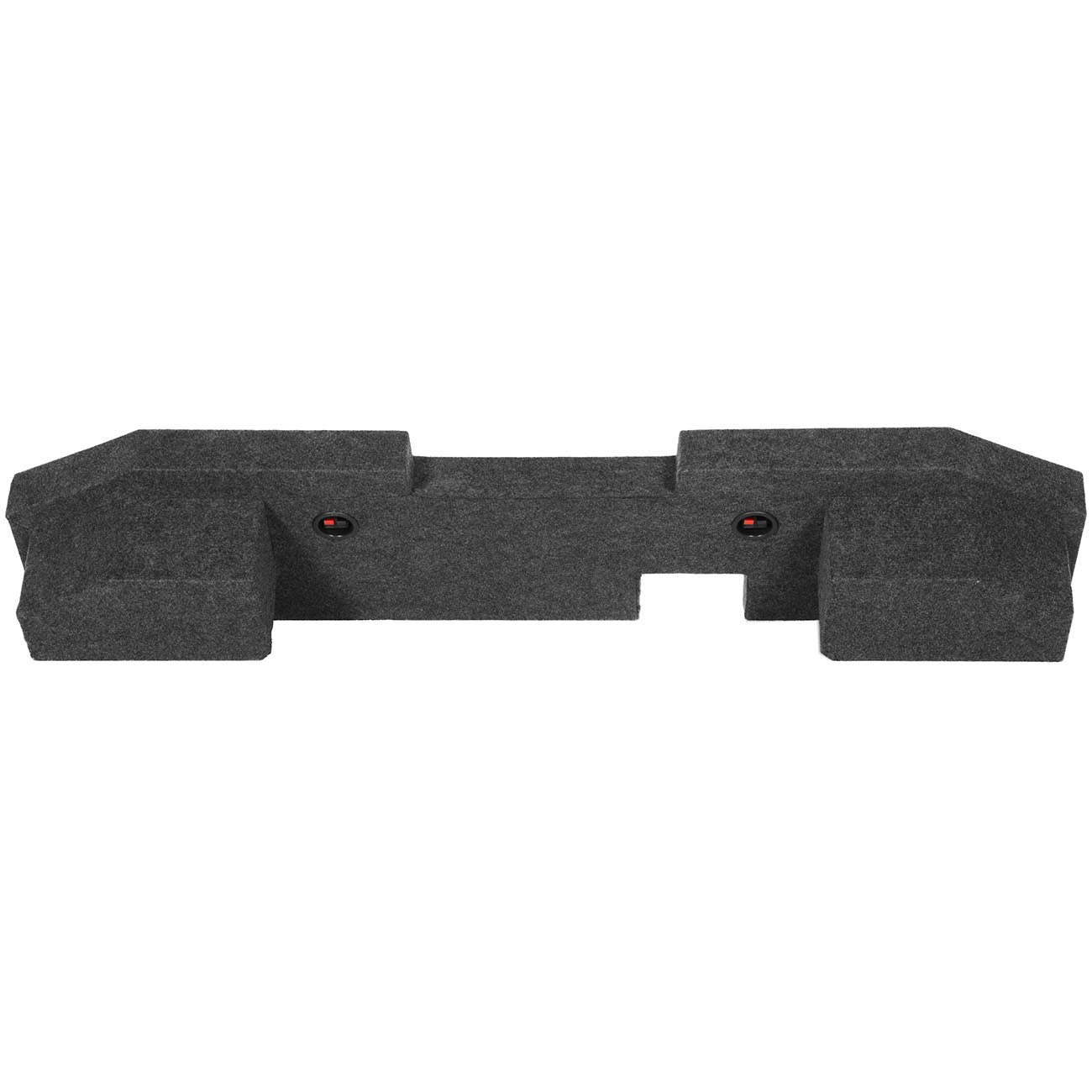 EMPTY WOOFER BOX DODGE 4 DOOR '02 - '18 DUAL 12";