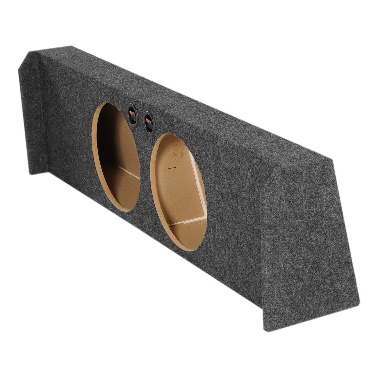 QPower Dual 10" Sealed Empty Woofer Enclosure-Ford '09-'24 F-150 Super Crewselect '17-'24 F-250/350
