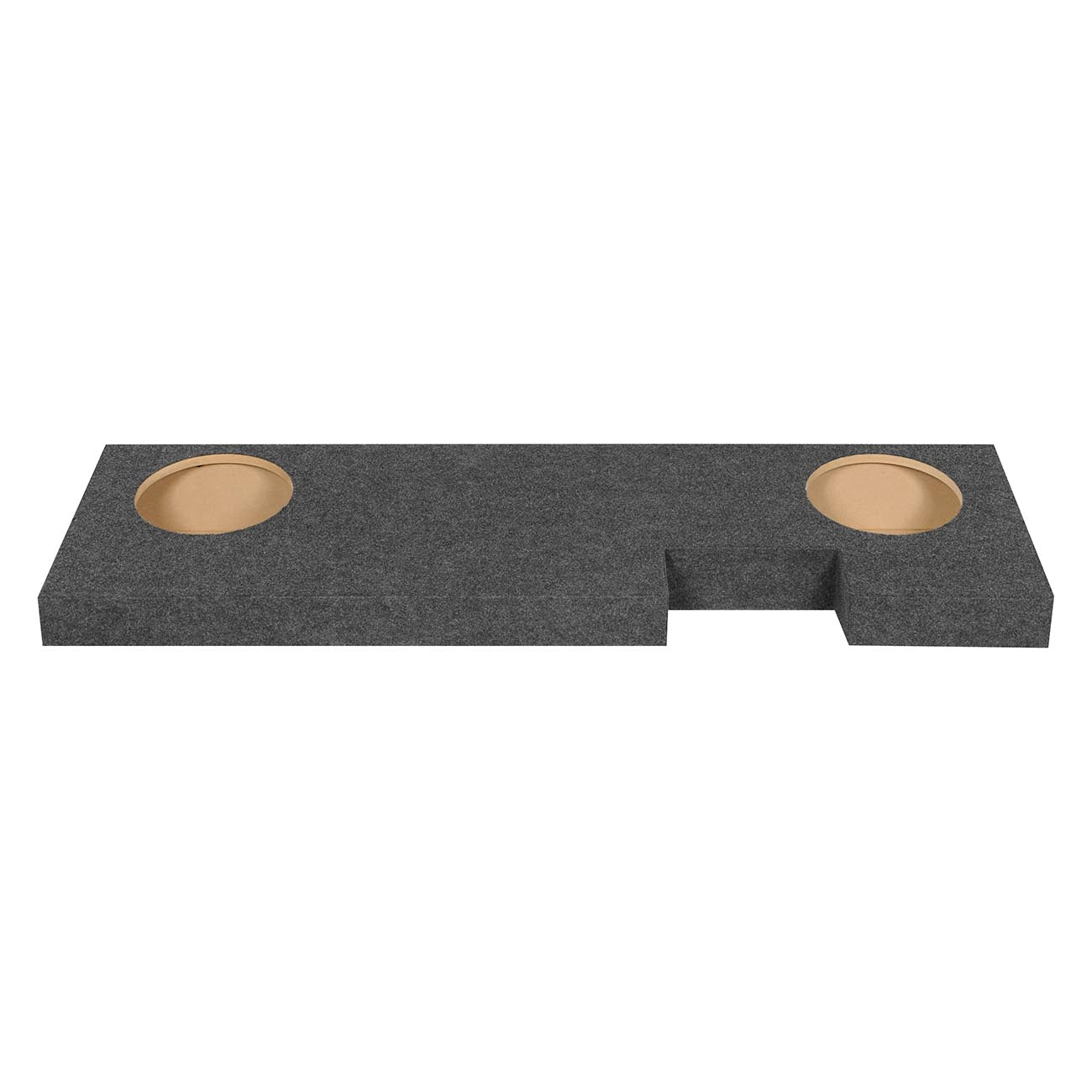 QPower Ford F-Series Super Duty Crew Cab '04-'16 Dual 10" Empty Woofer Box