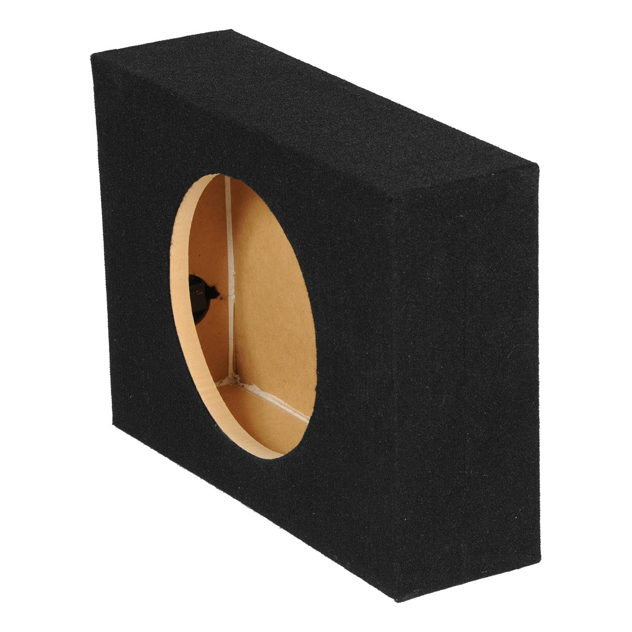 Qpower Single 10‚Ä≥ Shallow Mount Sealed Empty Woofer Enclosure