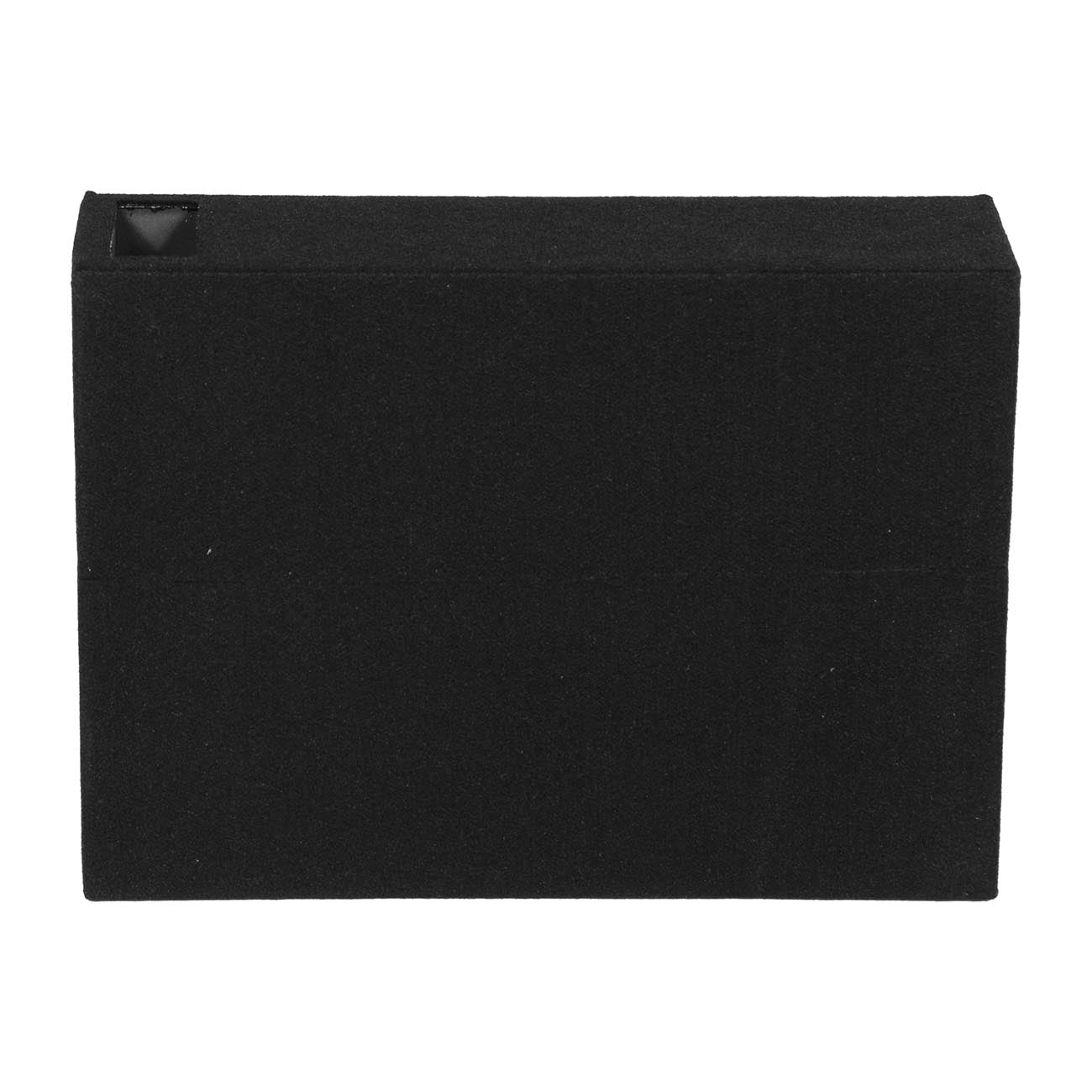 QPower Single 10" Vented Shallow Mount Empty Woofer Enclosure