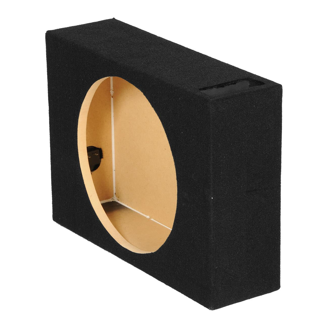 Qpower Single 12" Shallow Vented Woofer Box with an outer carton