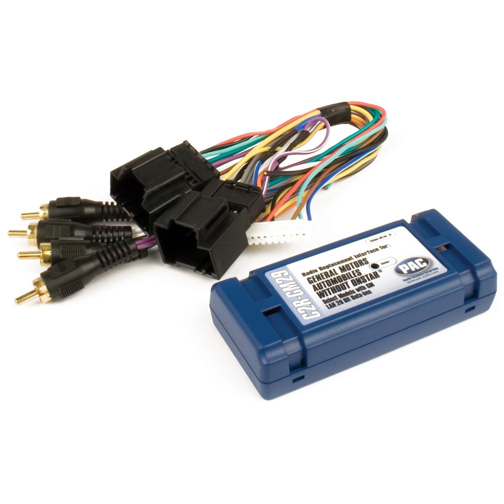 PAC Radio Replacement Interface for Select ‚Äô06-‚Äô17 29-bit LAN GM Vehicles without On-Star