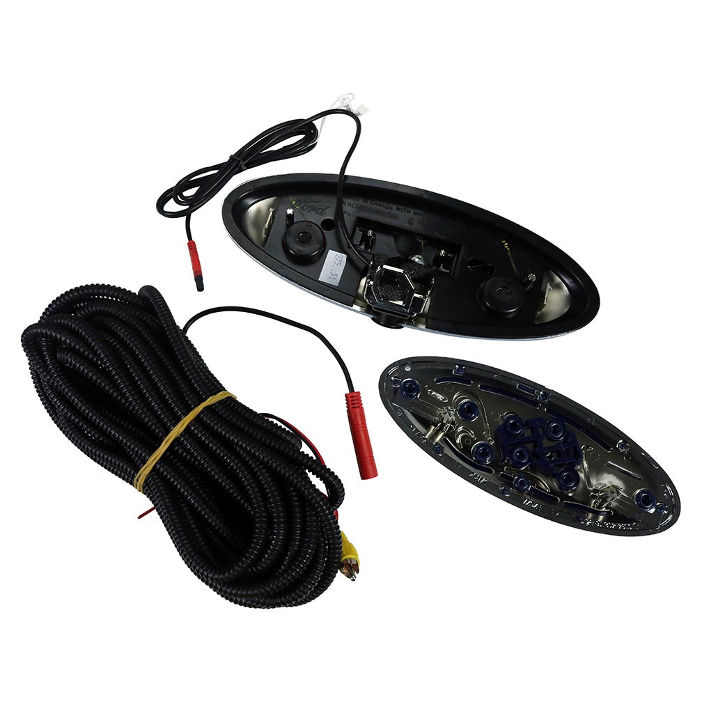 Crux Rearview Camera in Ford Emblem ‚Äì for select 2004-2014 Ford trucks