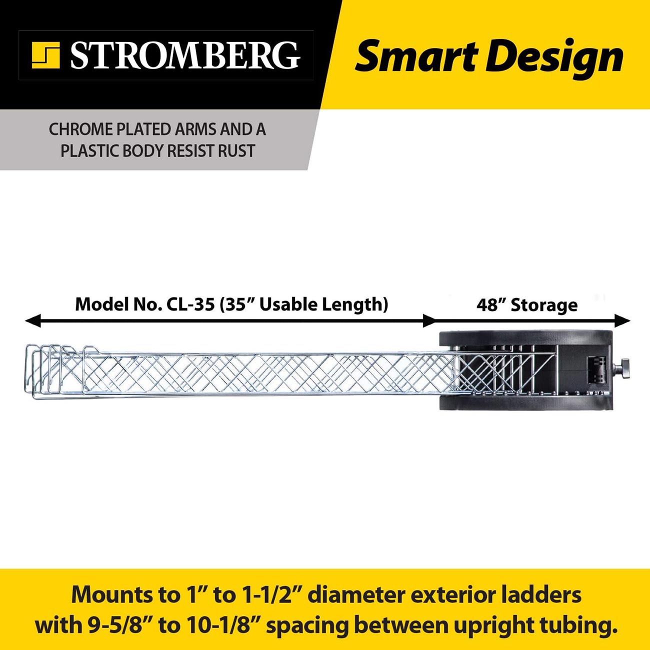 Stromberg Extend-A-Line 35‚Ä≥ Clothes Dryer ‚Äì Ladder Mounting