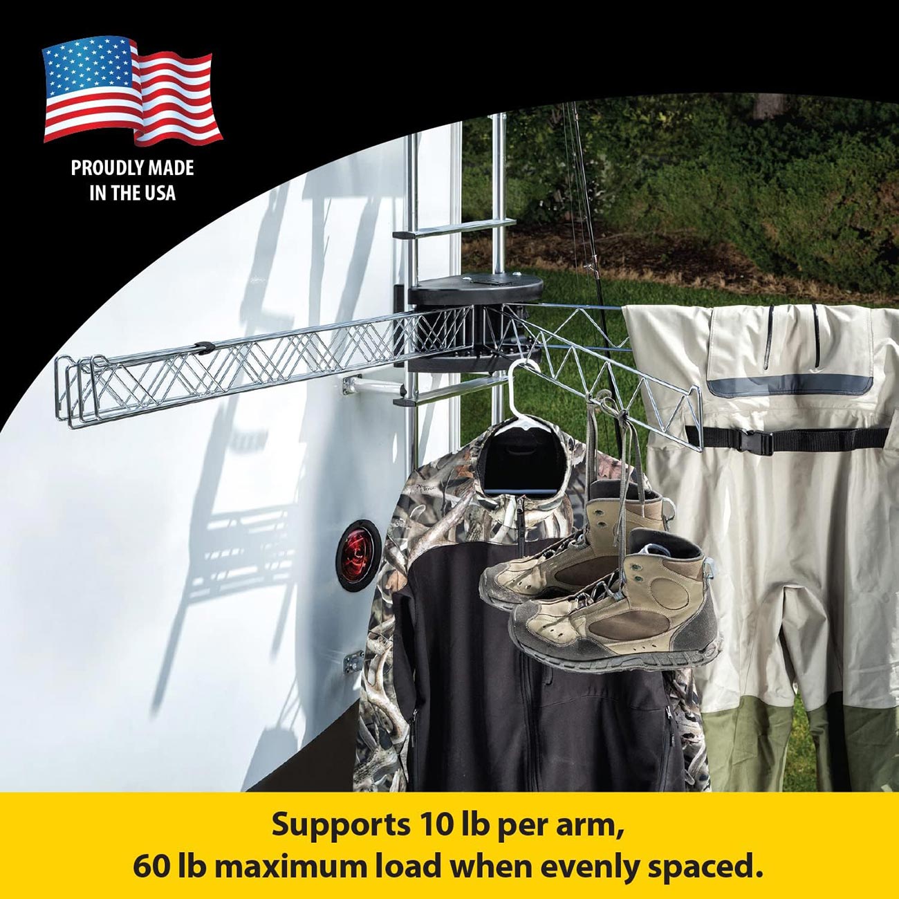 Stromberg Extend-A-Line 35‚Ä≥ Clothes Dryer ‚Äì Ladder Mounting