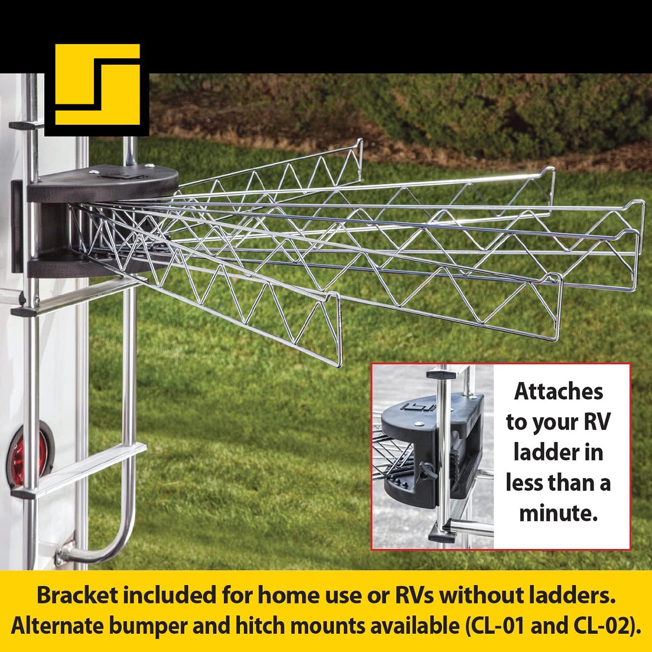 Stromberg Extend-A-Line 35‚Ä≥ Clothes Dryer ‚Äì Ladder Mounting