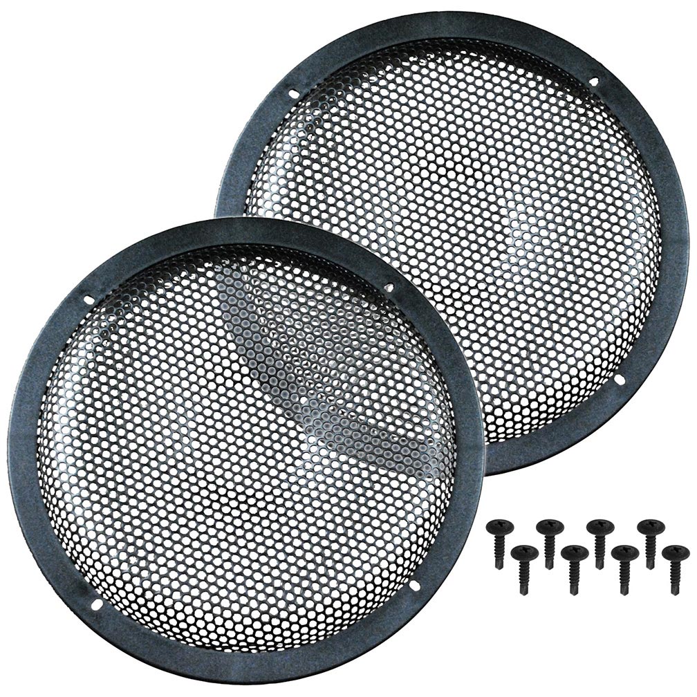 Qpower 10" Black Metal Woofer Grills 1 = 20 Grills