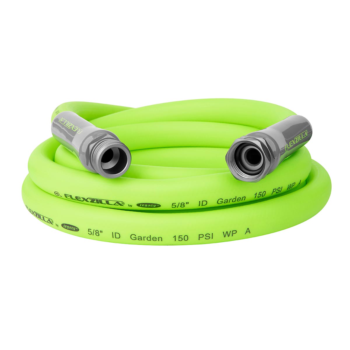 Flexzilla¬Æ Garden Hose 5/8" x 10' 3/4" - 11 1/2 GHT Fittings ZillaGreen¬Æ