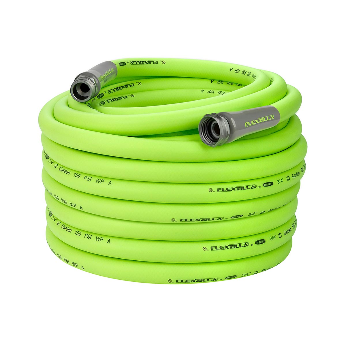 Flexzilla¬Æ Garden Hose 3/4" x 100' 3/4" - 11 1/2 GHT Fittings ZillaGreen¬Æ