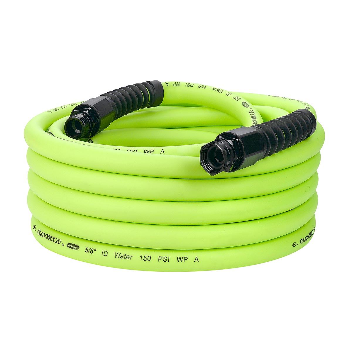 Flexzilla¬Æ Pro Water Hose 5/8" x 50' 3/4" - 11 1/2 GHT Fittings ZillaGreen¬Æ